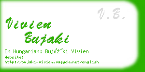 vivien bujaki business card